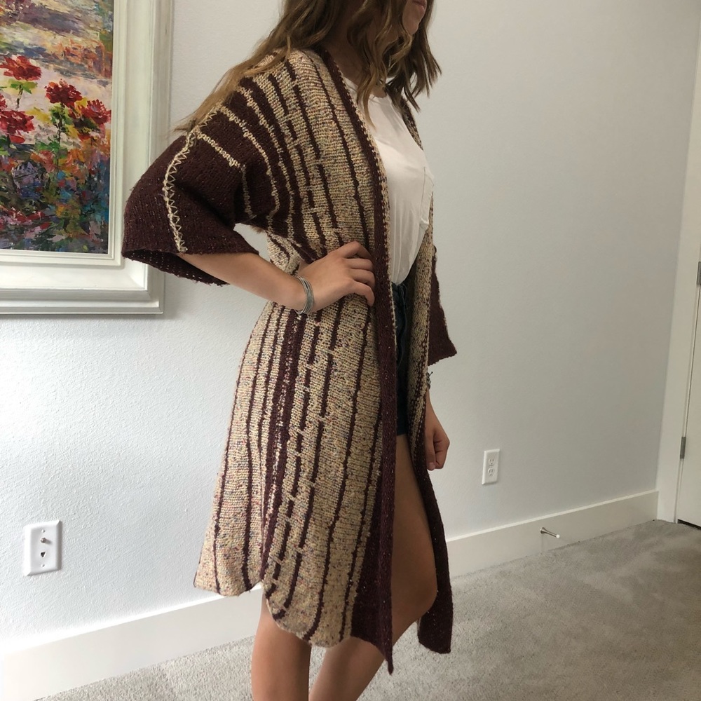 Long cardigan sweater